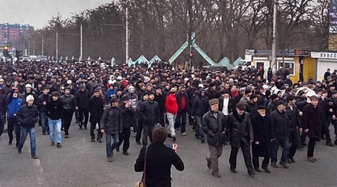 Похоронная процессия Гаджимурада Камалова Похоронная процессия Гаджимурада Камалова