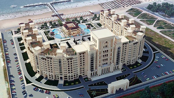 Пляжная зона курортного комплекса Al Qasr займёт порядка 2 гектаров Пляжная зона курортного комплекса Al Qasr займёт порядка 2 гектаров
