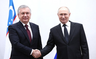 Шавкат Мирзиёев и Владимир Путин
